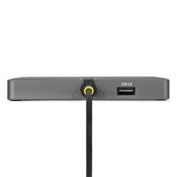 StarTech.com QUAD-USB-HDMI-ADAPT laptop-dockingstation & portreplikator Kabelgebunden USB 3.2 Gen 1 (3.1 Gen 1) Type-C Grau