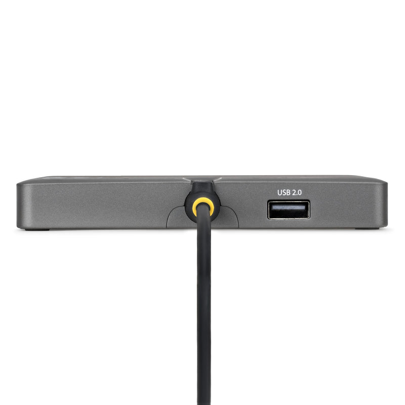 StarTech.com QUAD-USB-HDMI-ADAPT laptop-dockingstation & portreplikator Kabelgebunden USB 3.2 Gen 1 (3.1 Gen 1) Type-C Grau