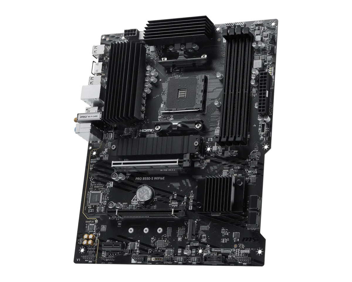 MSI PRO B550-S WIFI6E Motherboard AMD B550 Sockel AM4 ATX