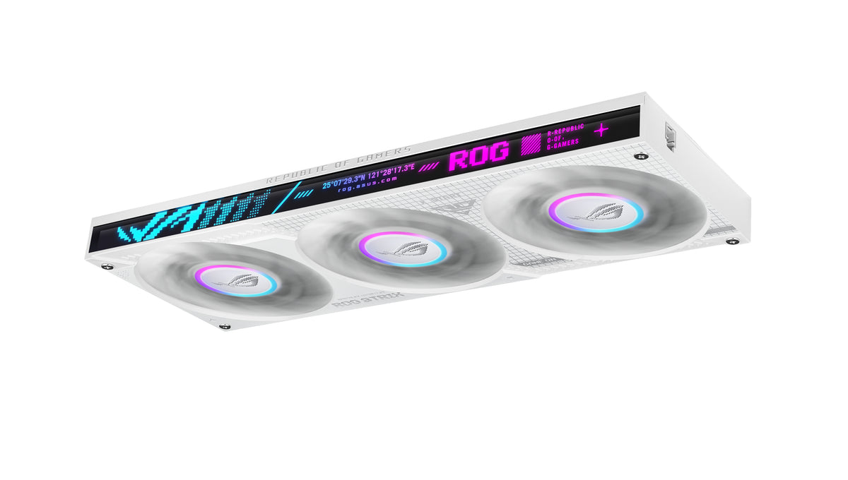 ASUS ROG Strix LC IV 360 ARGB LCD White Edition Prozessor Flüssigkeitskühlung 12 cm Weiß