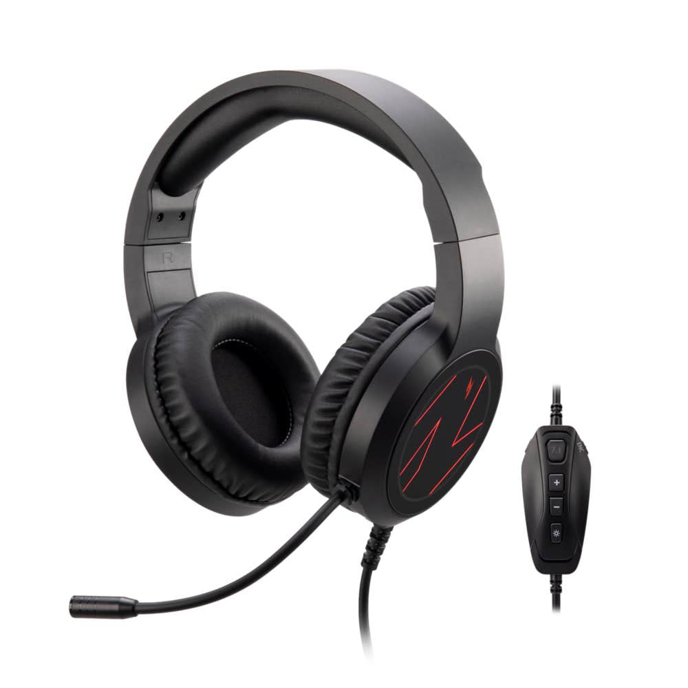 Acer NHW310 Kopfhörer Kabelgebunden Kopfband Gaming USB Typ-A Schwarz