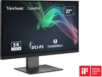Viewsonic VP2788-5K Computerbildschirm 68,6 cm (27") 5120 x 2880 Pixel 5K Ultra HD LED Schwarz