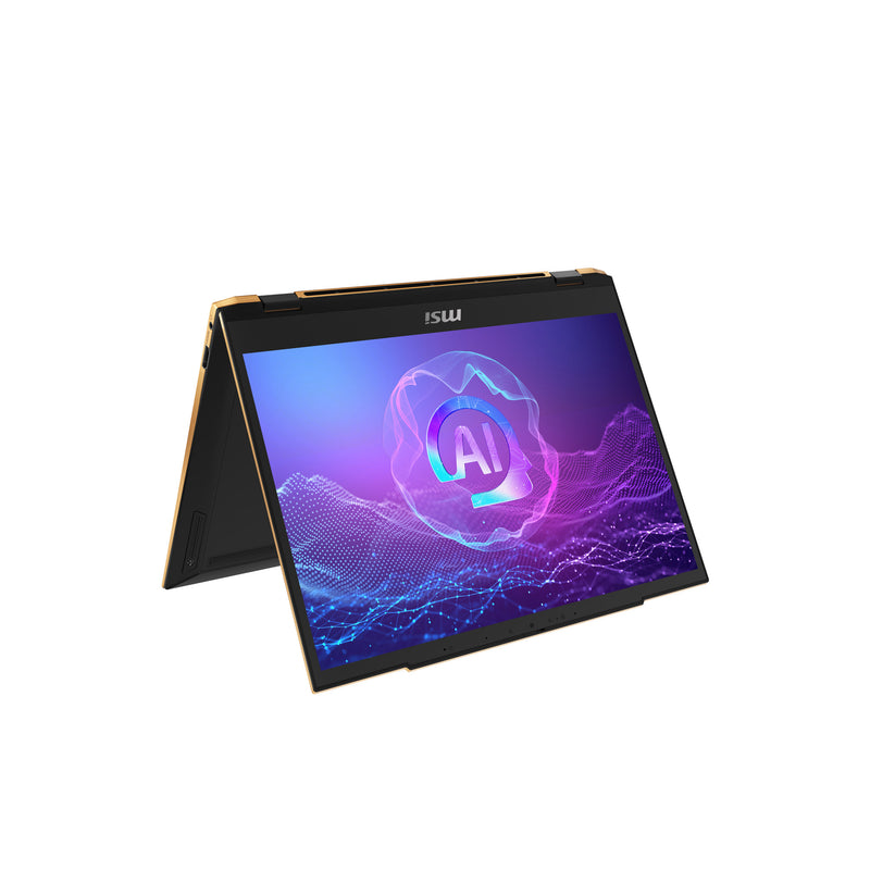 MSI Summit 13 AI+ Evo A2VMTG-007 Intel Core Ultra 7 258V Hybrid (2-in-1) 33,8 cm (13.3") Touchscreen Full HD+ 32 GB LPDDR5x-SDRAM 1 TB SSD Wi-Fi 7 (802.11be) Windows 11 Pro Grau