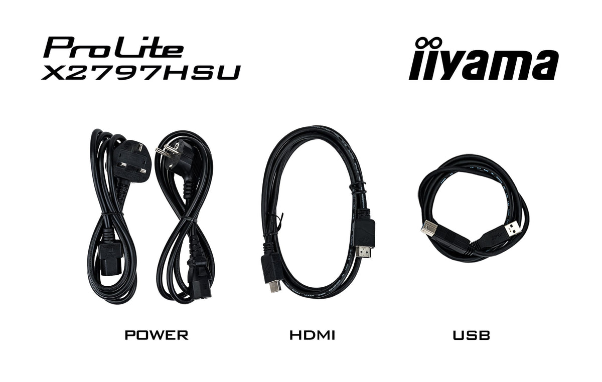 iiyama ProLite X2797HSU-B1 Computerbildschirm 68,6 cm (27") 1920 x 1080 Pixel Full HD LED Schwarz