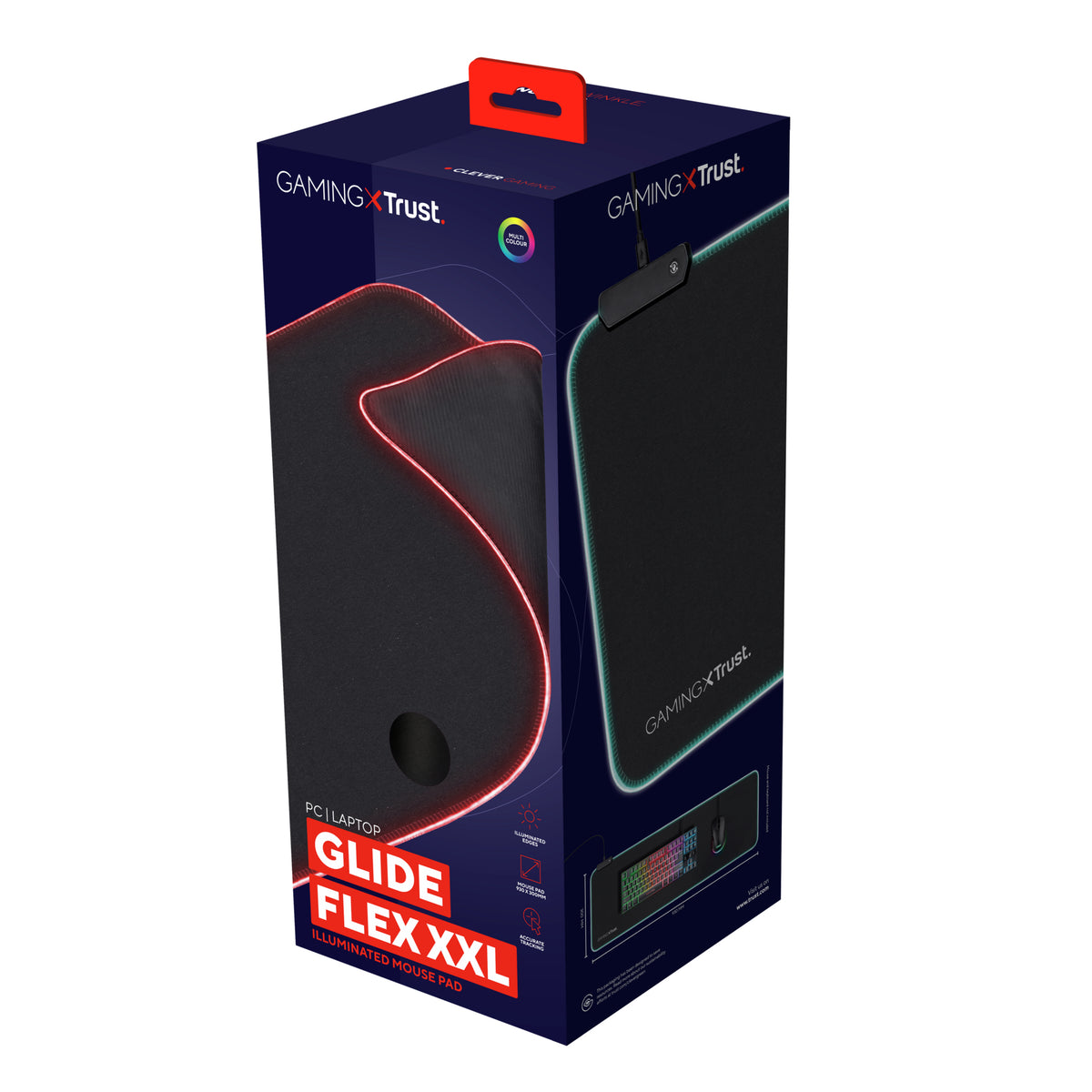 Trust GXT 764 Glide-Flex XXL Gaming-Mauspad Schwarz