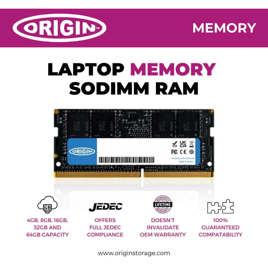 Origin Storage OM16G55600SO1RX8NE11 Speichermodul 16 GB 1 x 16 GB DDR5 262-pin SO-DIMM