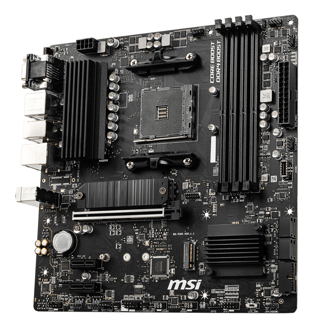 MSI B550M PRO-VDH Motherboard AMD B550 Sockel AM4 micro ATX