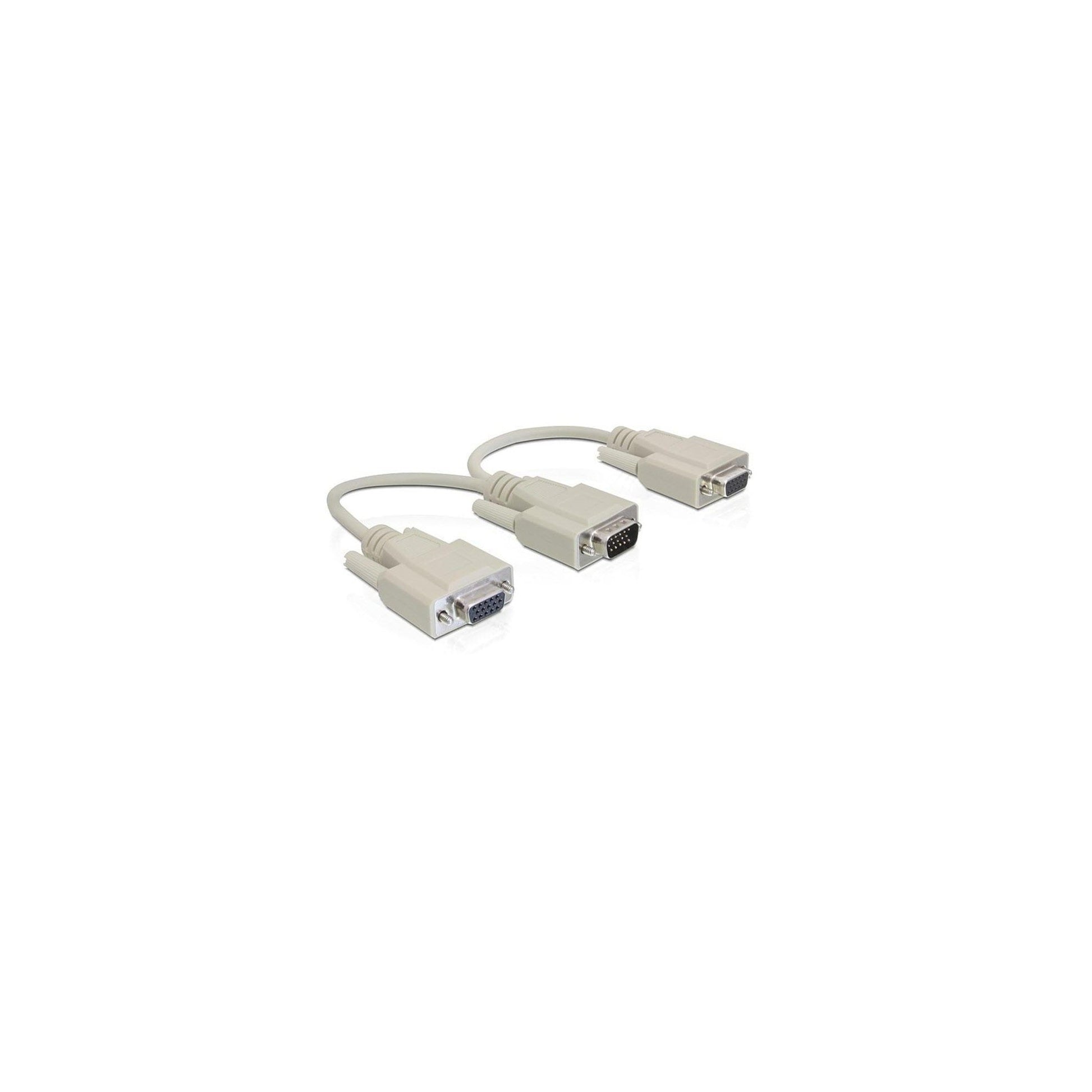 Delock Kabelsplitter SVGA: HD15-HD15 M/MF