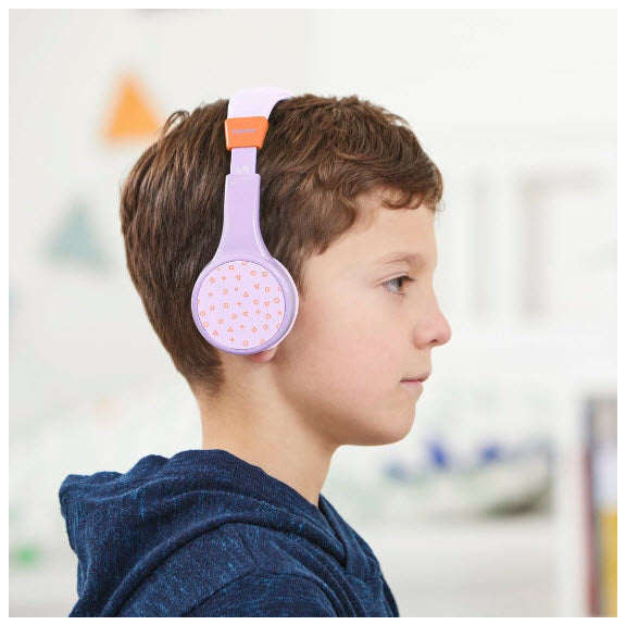 Hama Teens Guard II Kopfhörer Kabellos Kopfband Anrufe/Musik USB Typ-C Bluetooth Orange, Violett
