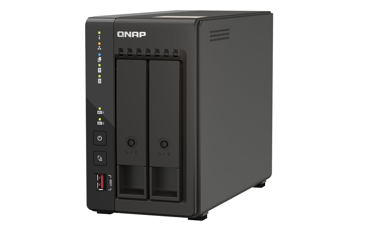QNAP QVP-21C NAS & Speicherserver Tower Intel® Celeron® J6412 8 GB DDR4 0 TB QVR Pro Schwarz