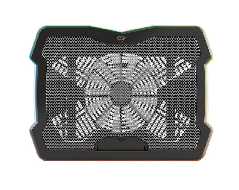 Trust GXT 1126 Aura Llaptop-Kühlpad 43,2 cm (17") 700 RPM Schwarz