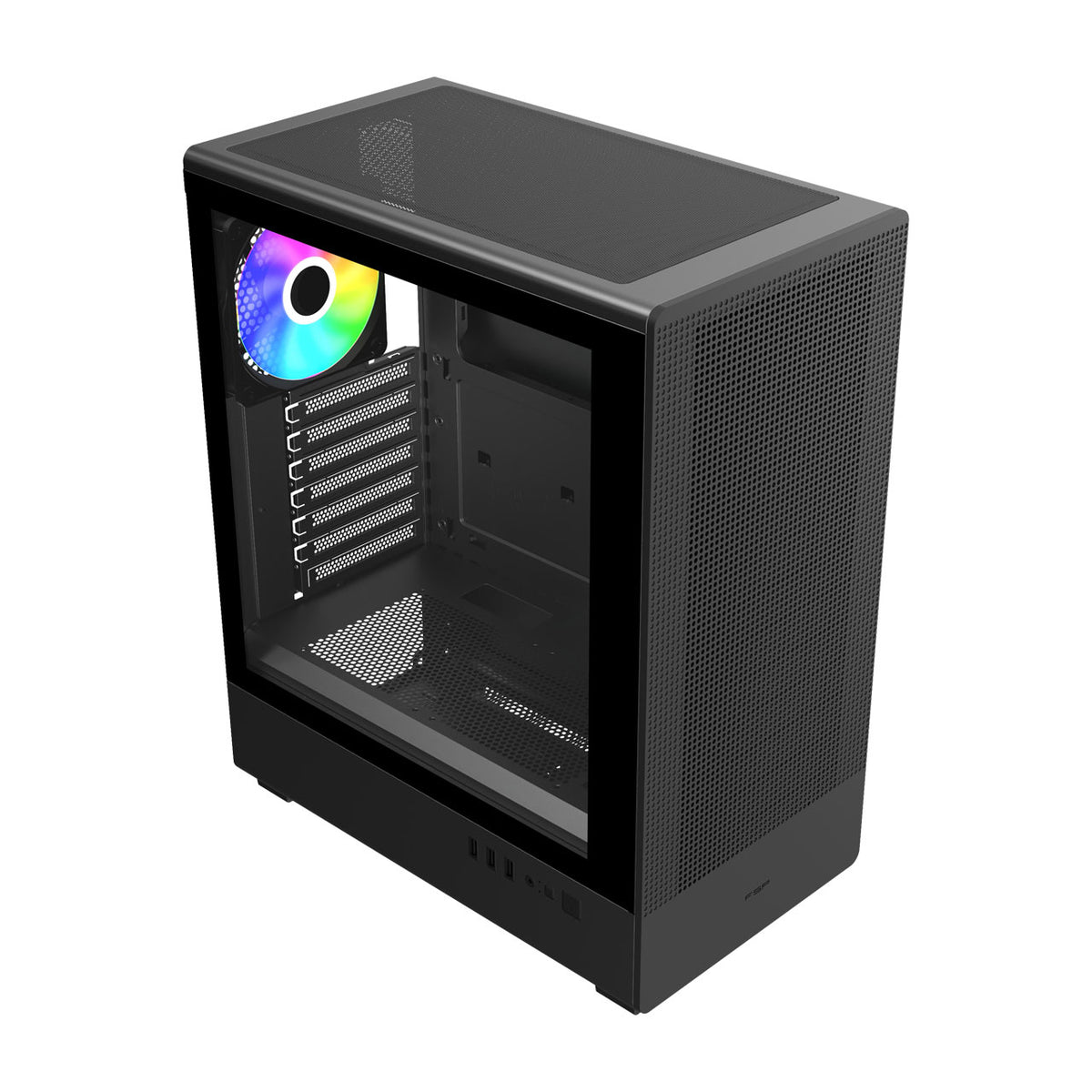 FSP M221-BA Gehäuse Midi Tower mATX, ATX Schwarz ARGB