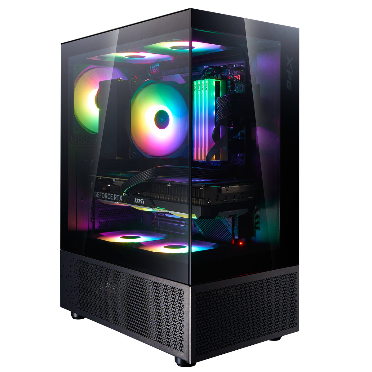 XPG INVADER X MINI KOMPAKTES MID-TOWER-GEHÄUSE Schwarz