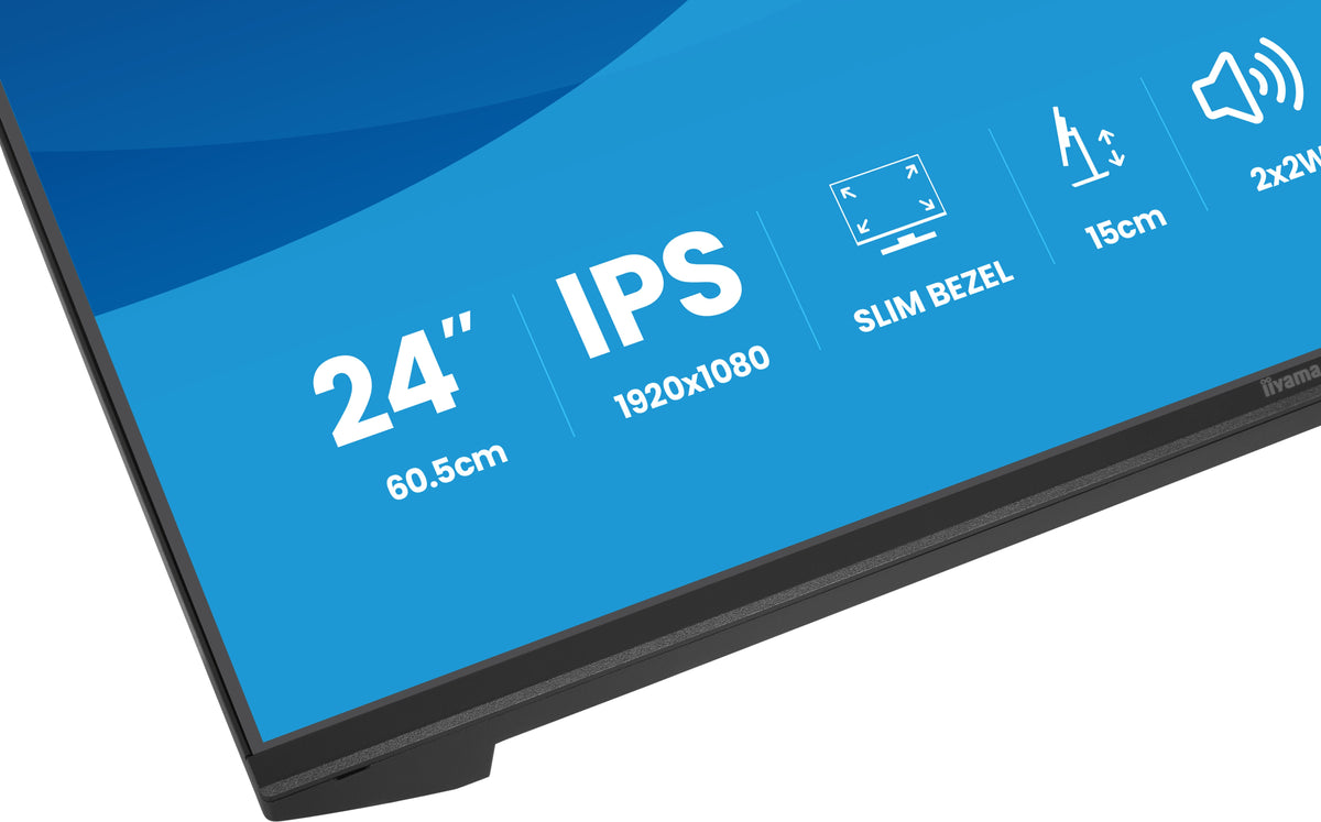 iiyama ProLite XB2491HS-B1 Computerbildschirm 60,5 cm (23.8") 1920 x 1080 Pixel Full HD LCD Schwarz