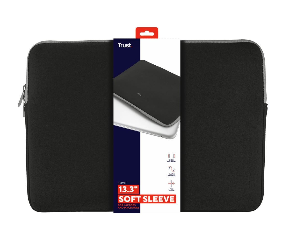 Trust 21251 Laptoptasche 33,8 cm (13.3") Schutzhülle Schwarz