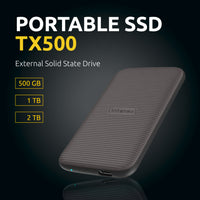 Intenso TX500 1 TB USB Typ-C 3.2 Gen 2 (3.1 Gen 2) Braun