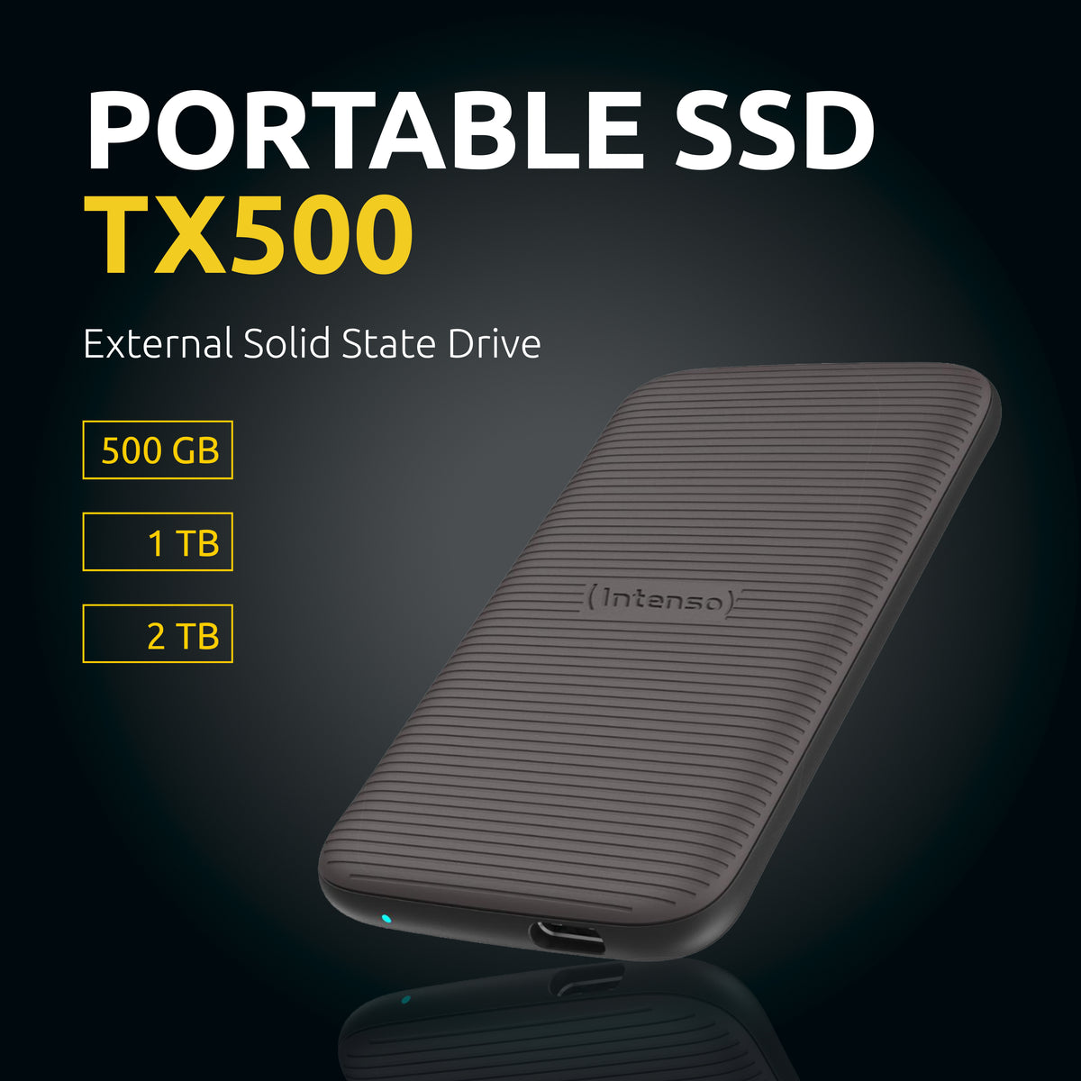 Intenso TX500 500 GB USB Typ-C 3.2 Gen 2 (3.1 Gen 2) Braun