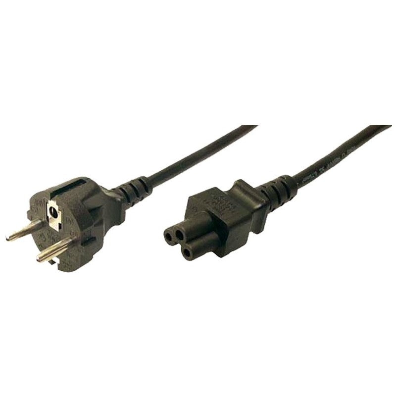 Strom Kaltgerätekabel C5 (Notebook) 1.8m Schwarz