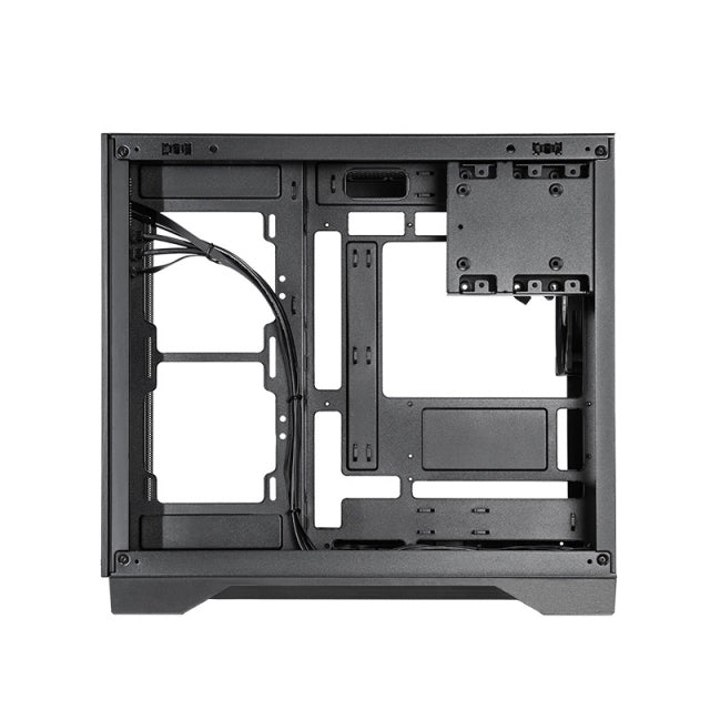 Chieftec mATX Gehäuse GM-30B-M-OP, black Cube Schwarz
