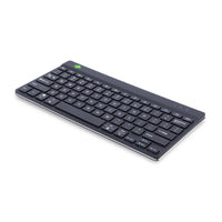 R-Go Tools Ergonomische Tastatur R-Go Compact Break, kompakte Tastatur mit Pausensoftware, QWERTY (US), Bluetooth, Schwarz