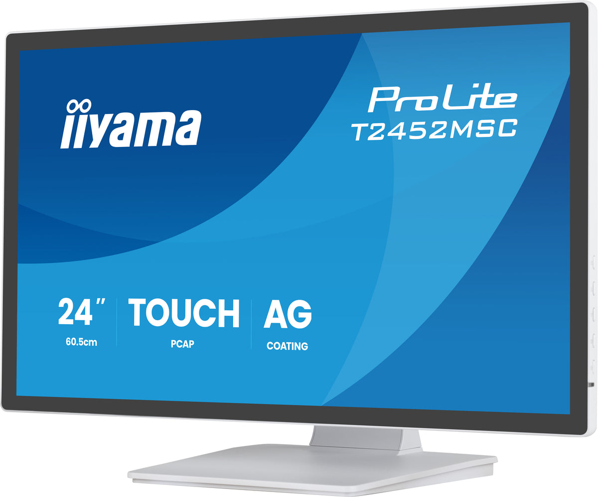 iiyama ProLite T2452MSC-W1AG Computerbildschirm 61 cm (24") 1920 x 1080 Pixel Full HD LED Touchscreen Weiß