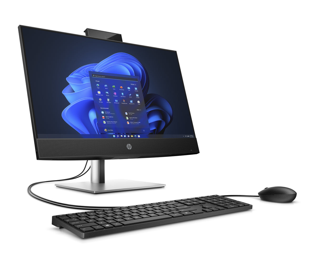 HP ProOne 440 G9 Intel® Core™ i3 i3-13100T 60,5 cm (23.8") 1920 x 1080 Pixel All-in-One-PC 16 GB DDR4-SDRAM 512 GB SSD Windows 11 Pro Wi-Fi 6E (802.11ax) Schwarz, Silber
