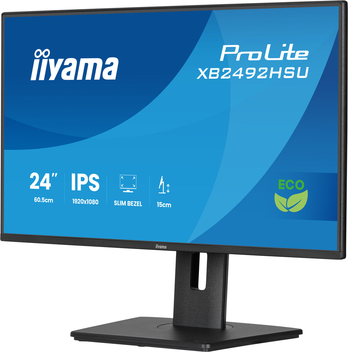 iiyama ProLite XB2492HSU-B1 Computerbildschirm 60,5 cm (23.8") 1920 x 1080 Pixel Full HD LED Schwarz