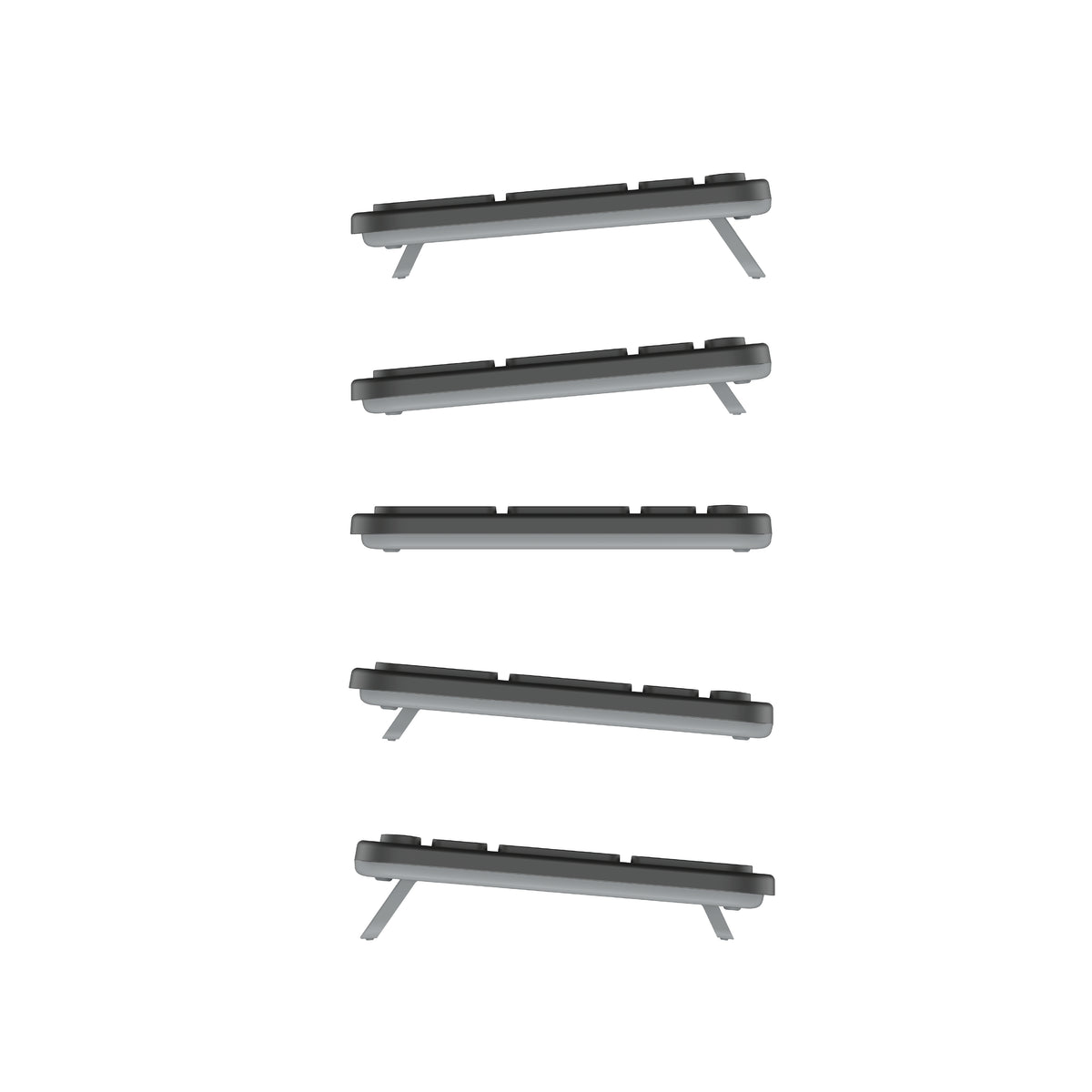 Contour Design Balance Tastatur Büro RF Wireless + Bluetooth AZERTY Französisch Schwarz