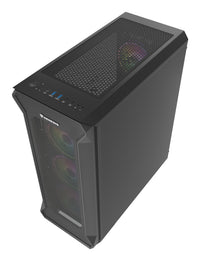 GENESIS Irid 505 ARGB Midi Tower Schwarz, Transparent