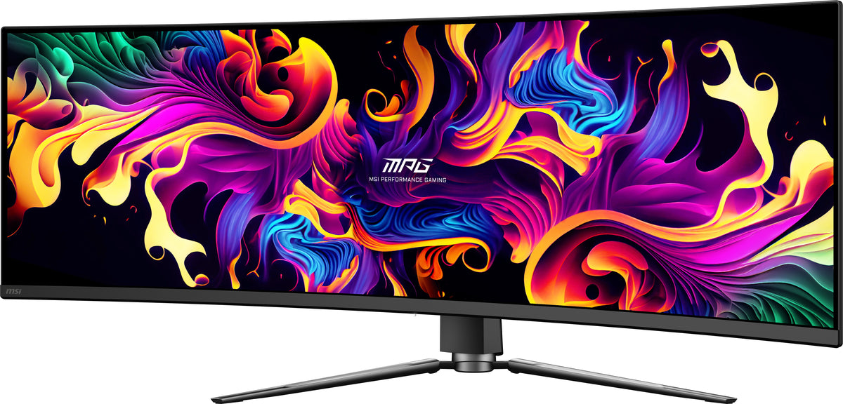 MSI MPG 491CQPX QD-OLED Computer Monitor 124.5 cm (49") 5120 x 1440 Pixels Dual QHD Black