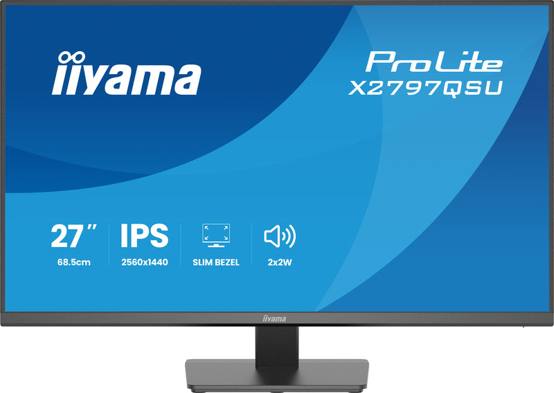 iiyama ProLite X2797QSU-B1 Computerbildschirm 68,6 cm (27") 2560 x 1440 Pixel Quad HD LED Schwarz
