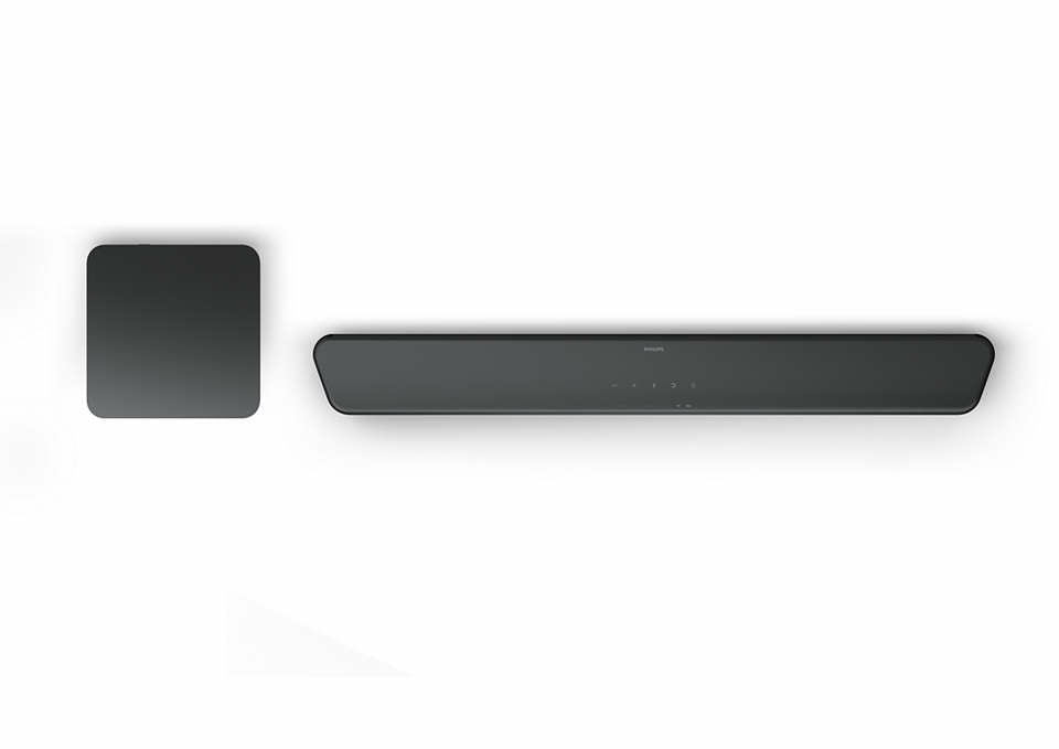 Philips 5300 series TAB5309/10 Soundbar-Lautsprecher Grau 2.1 Kanäle 120 W