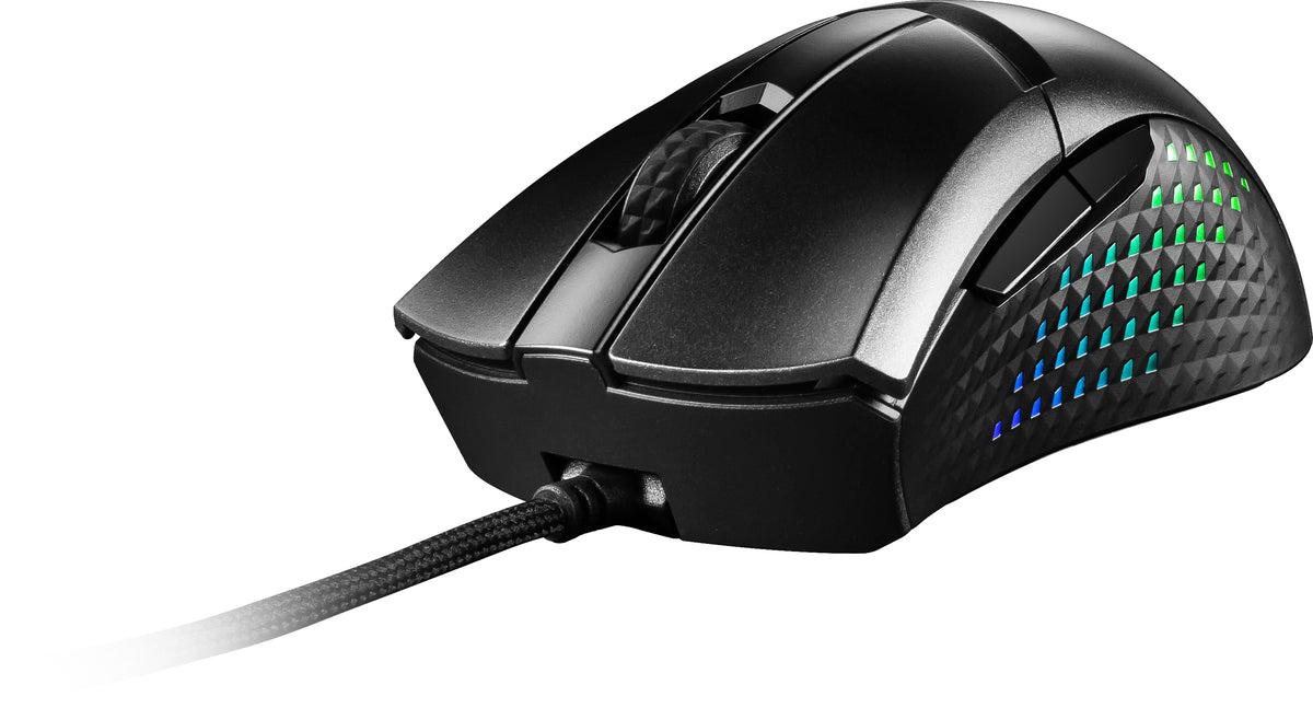 MSI CLUTCH GM51 LIGHTWEIGHT WIRELESS Maus Gaming rechts RF Wireless + Bluetooth + USB Type-C Optisch 26000 DPI