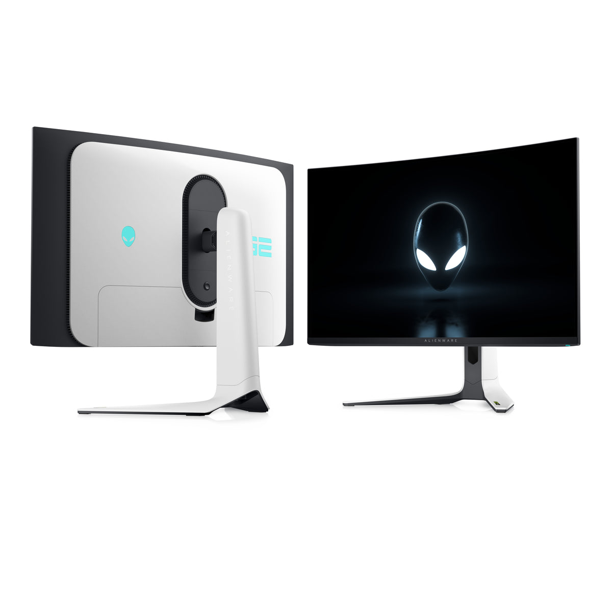 Alienware AW3225QF Computerbildschirm 81,3 cm (32") 3840 x 2160 Pixel 4K Ultra HD QD-OLED Schwarz, Weiß