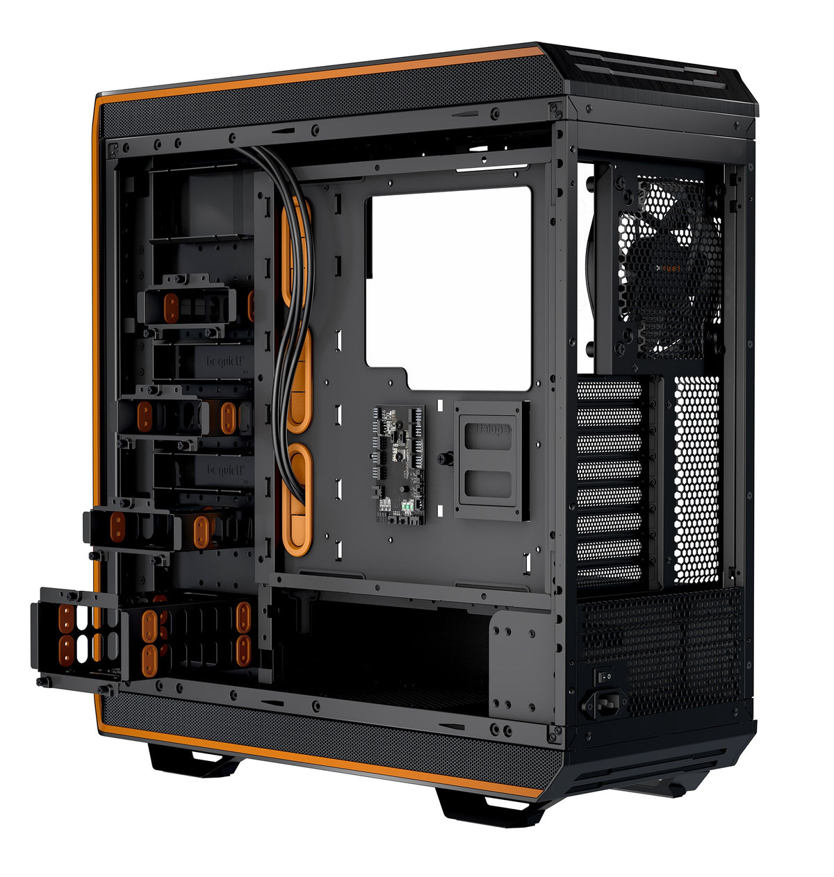 be quiet! Dark Base Pro 900 rev. 2 Full Tower Schwarz, Orange