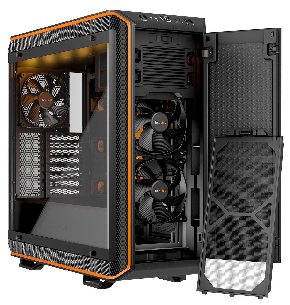be quiet! Dark Base Pro 900 rev. 2 Full Tower Schwarz, Orange