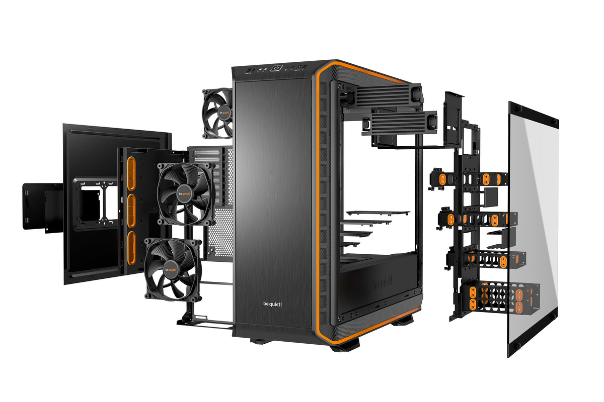 be quiet! Dark Base Pro 900 rev. 2 Full Tower Schwarz, Orange