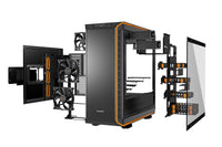 be quiet! Dark Base Pro 900 rev. 2 Full Tower Schwarz, Orange
