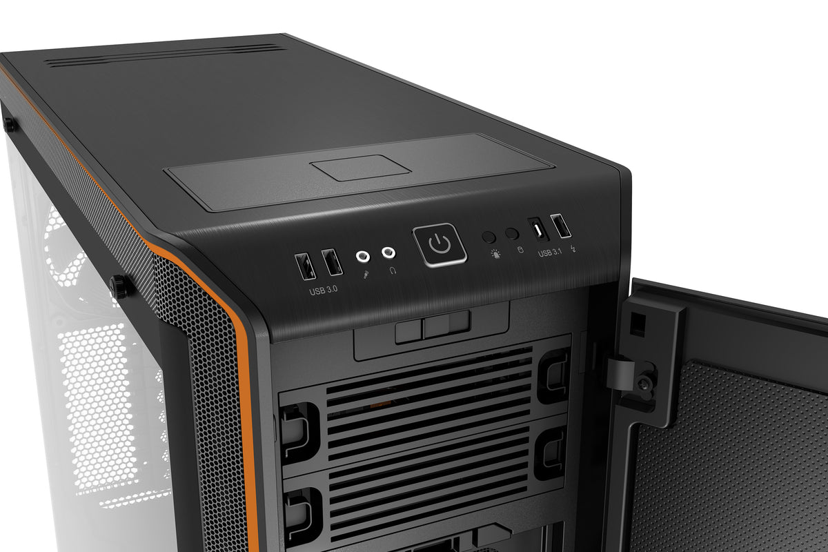 be quiet! Dark Base Pro 900 rev. 2 Full Tower Schwarz, Orange