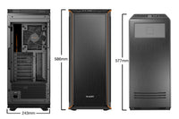 be quiet! Dark Base Pro 900 rev. 2 Full Tower Schwarz, Orange