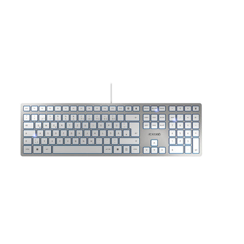 Cherry Keyboard KC 6000 Slim [DE] silver/white