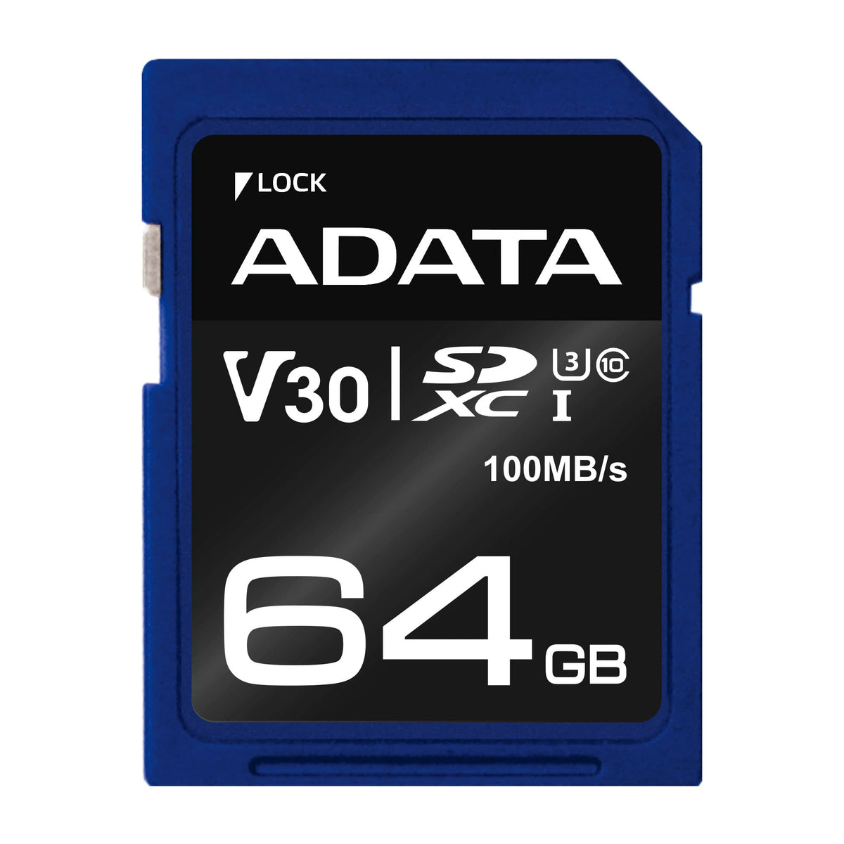 ADATA ASDX64GUI3V30S-R Speicherkarte 64 GB SDXC UHS-I Klasse 10