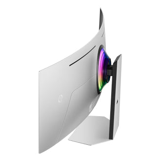 Samsung G95SC Computerbildschirm 124,5 cm (49") 5120 x 1440 Pixel Dual QHD OLED Silber