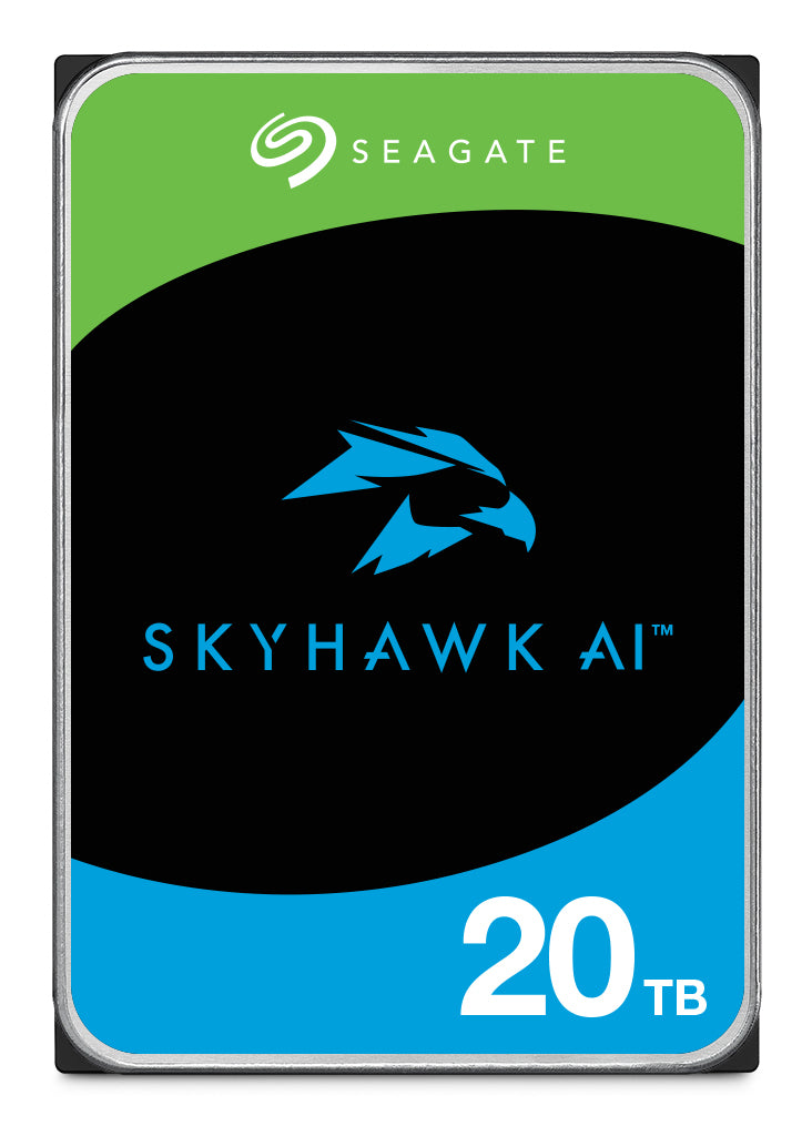 Seagate SkyHawk AI ST20000VE004 Interne Festplatte 20 TB 7200 RPM 512 MB 3.5" Serial ATA III