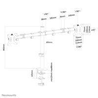 Neomounts FPMA-D550DBLACK Monitorarm 10-32"