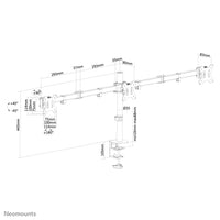 Neomounts FPMA-D550D3BLACK Monitorarm 10-27"