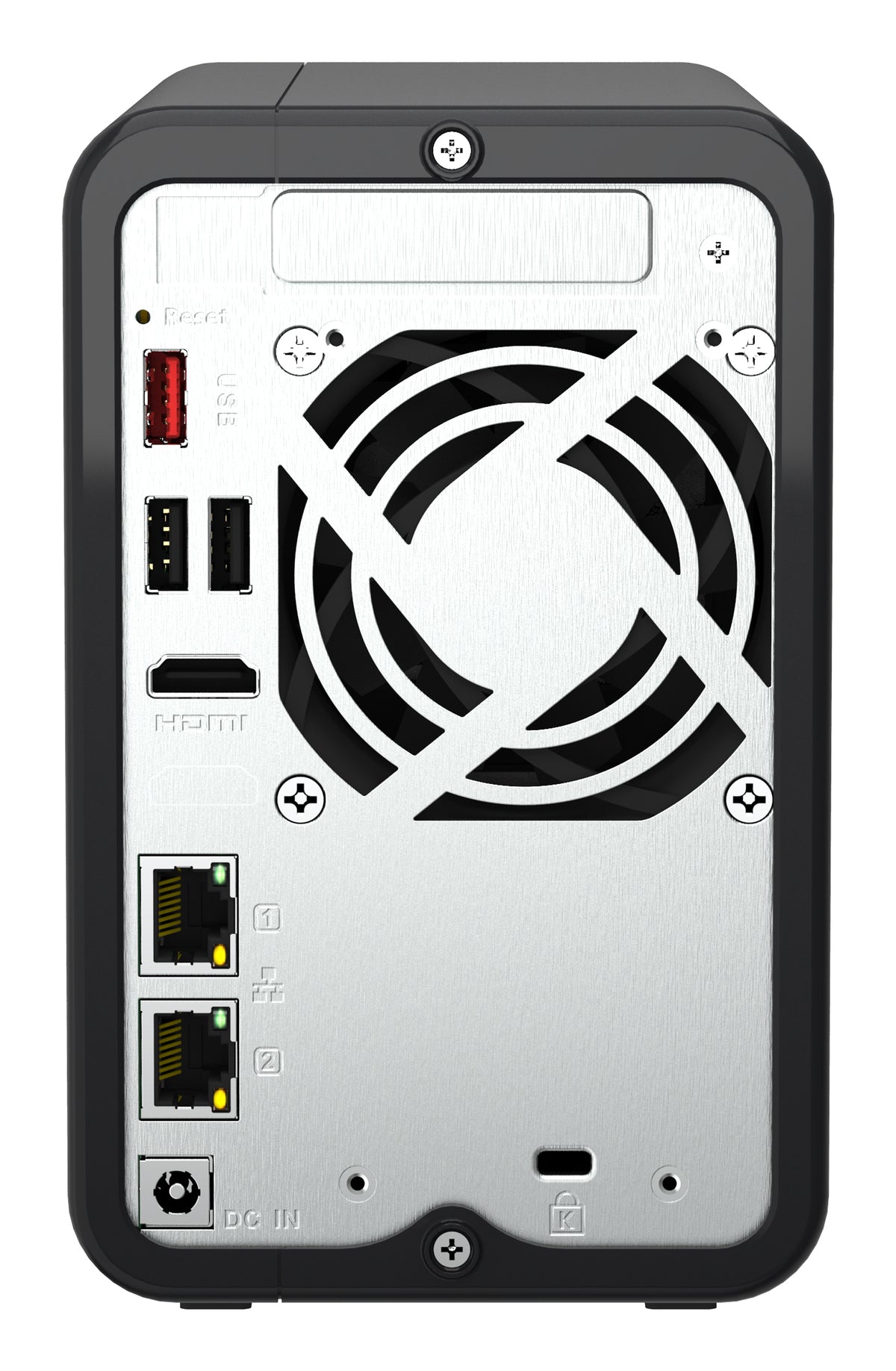 QNAP TS-264 NAS Tower Intel® Celeron® N5095 8 GB 0 TB QNAP QTS Schwarz, Gold
