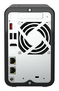 QNAP TS-264 NAS Tower Intel® Celeron® N5095 8 GB 0 TB QNAP QTS Schwarz, Gold
