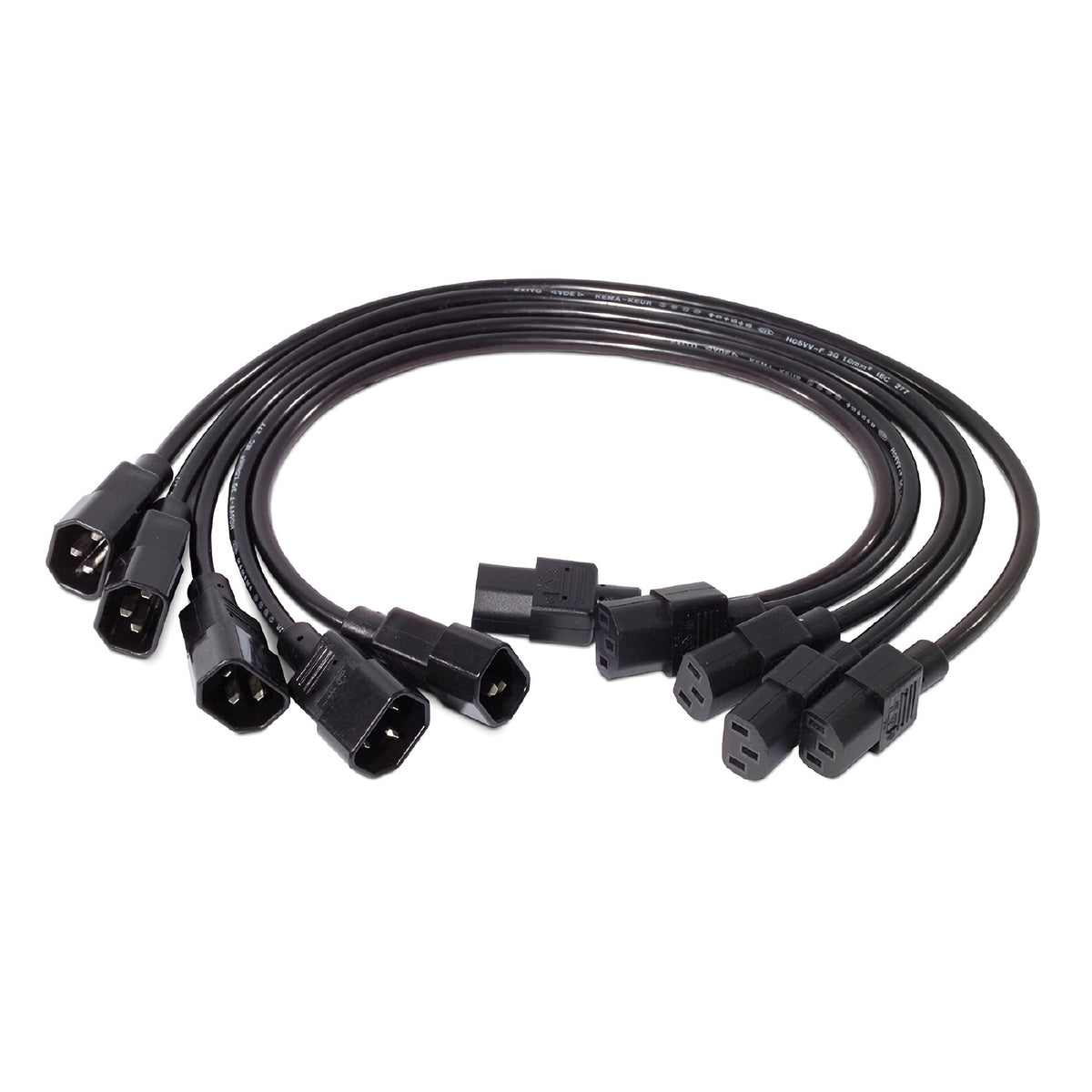 APC Stromkabel-Kit (5 Stck.), C13 auf C14, 0,6 m