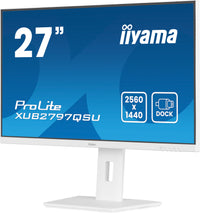 iiyama ProLite XUB2797QSU-W2 Computerbildschirm 68,6 cm (27") 2560 x 1440 Pixel Quad HD LED Weiß
